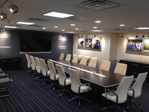 Shell-Motiva custom interior conference room